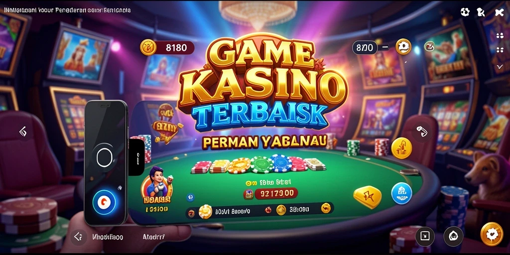 Tampilan gameplay seru dan mengasyikkan di dalam aplikasi Kasino 8180.
