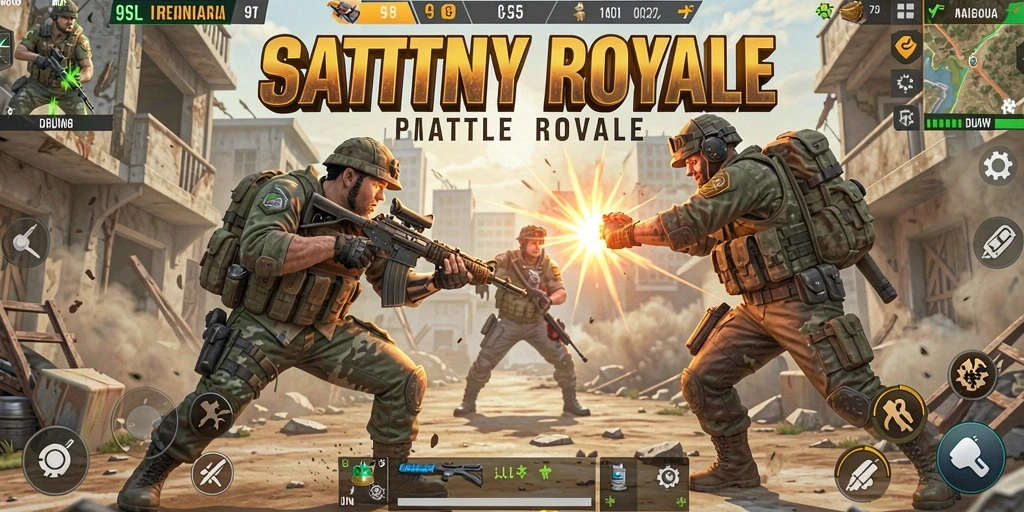 Tampilan gameplay menarik dalam 9SL dengan pertempuran intense.