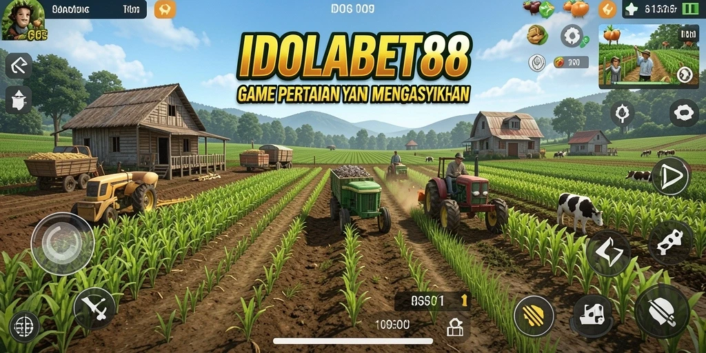 Tangkapan layar <strong>IDOLABET88</strong> yang menunjukkan aktivitas bertani yang seru.