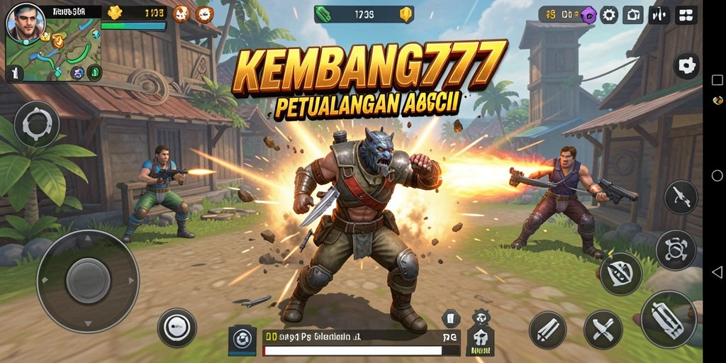 Tampilan gameplay utama KEMBANG777 yang seru dan intens.