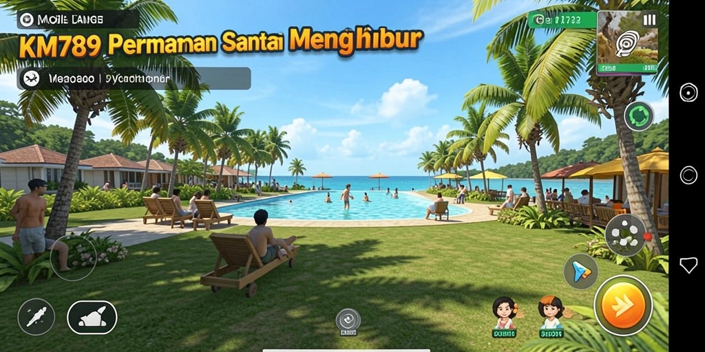 Tampilan gameplay colorful dan menarik dari KM789.