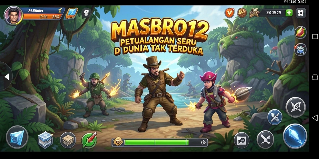 Tampilan gameplay MASBRO12 yang memukau dan penuh aksi.
