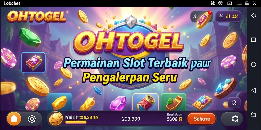 Screenshot OHTOGEL menampilkan gameplay Slot yang mendebarkan.