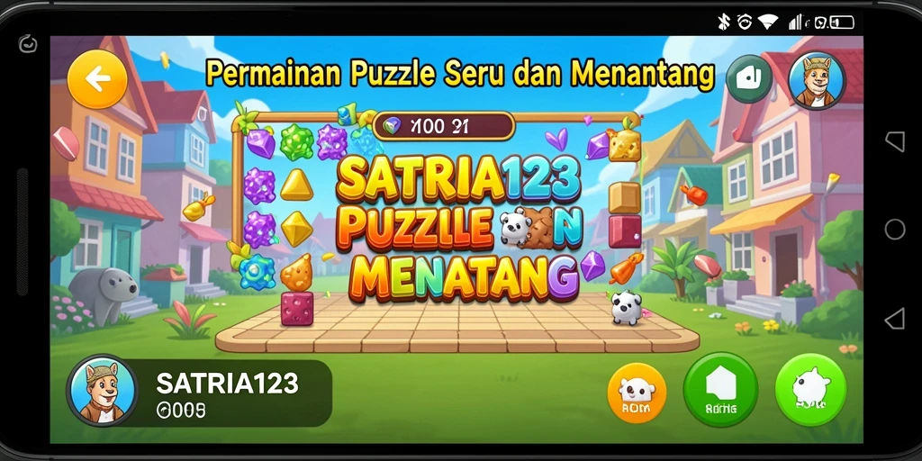 Tampilan gameplay SATRIA123 yang penuh tantangan dan seru.